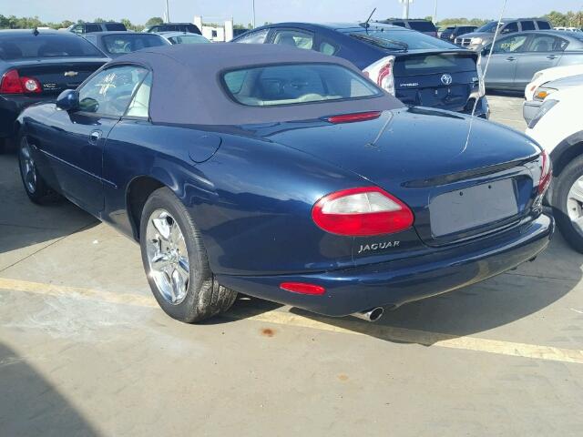 SAJGX2042XC035724 - 1999 JAGUAR XK8 BLUE photo 3