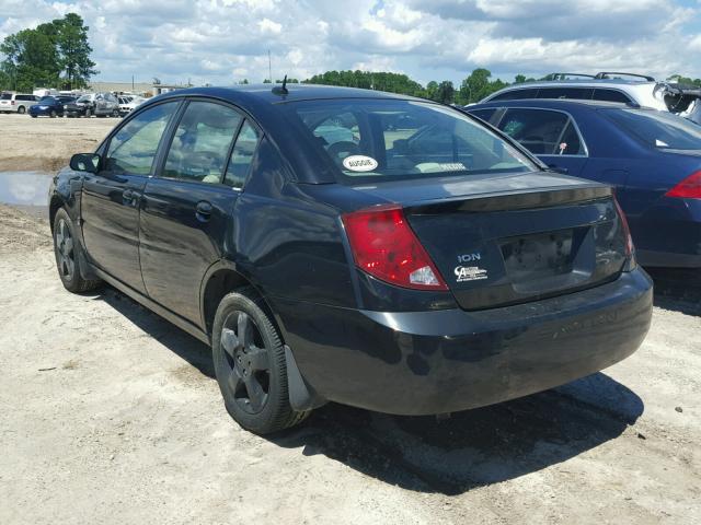 1G8AL55F87Z141615 - 2007 SATURN ION LEVEL BLACK photo 3