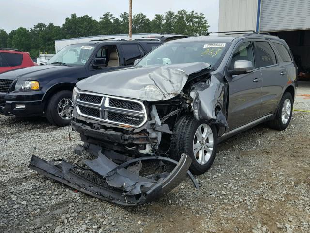 1D4RD4GG6BC730473 - 2011 DODGE DURANGO CR GRAY photo 2