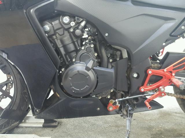 MLHPC4469E5102027 - 2014 HONDA CBR500 BLACK photo 12