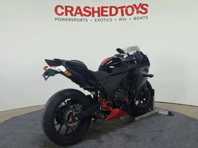 MLHPC4469E5102027 - 2014 HONDA CBR500 BLACK photo 8