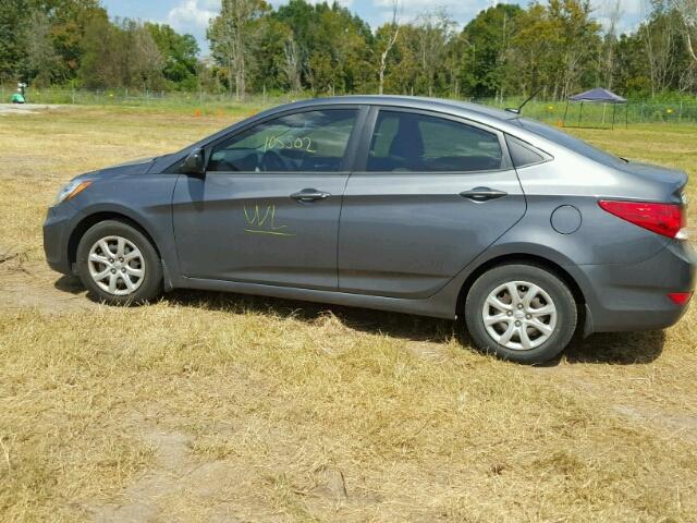 KMHCT4AE6DU275484 - 2013 HYUNDAI ACCENT GRAY photo 9