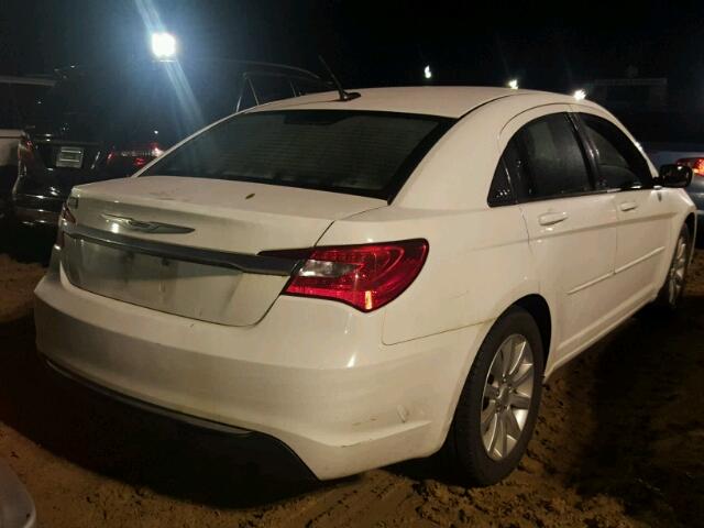 1C3CCBBB7CN166753 - 2012 CHRYSLER 200 TOURIN WHITE photo 4