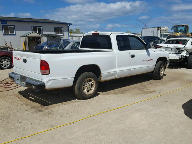 1B7FL22P6WS581329 - 1998 DODGE DAKOTA WHITE photo 6