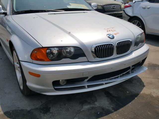 WBABM3342YJN84112 - 2000 BMW 323 CI SILVER photo 9