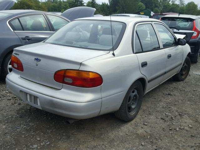 1Y1SK52812Z406446 - 2002 CHEVROLET GEO PRIZM 银色 照片 4
