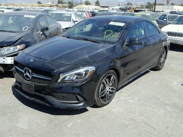 WDDSJ4EB3JN518122 - 2018 MERCEDES-BENZ CLA 250 BLACK photo 2