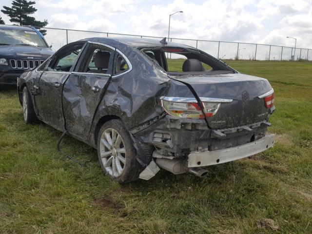 1G4PR5SK2D4144305 - 2013 BUICK VERANO CON GRAY photo 3