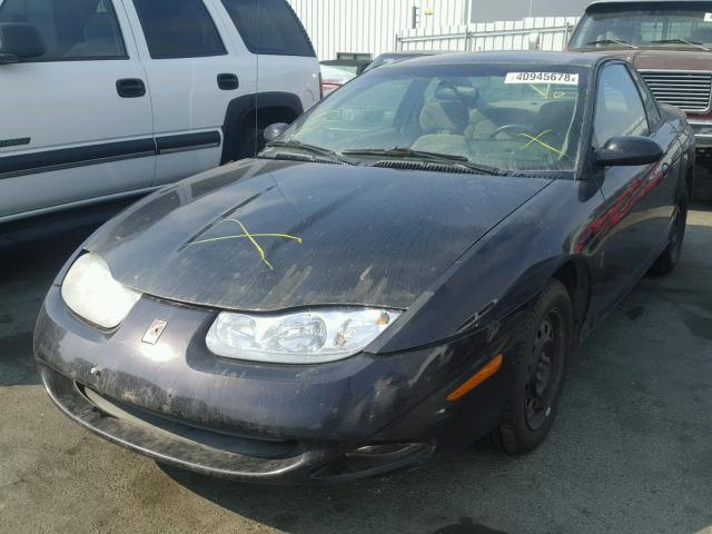 1G8ZY12701Z107072 - 2001 SATURN SC2 PURPLE photo 2