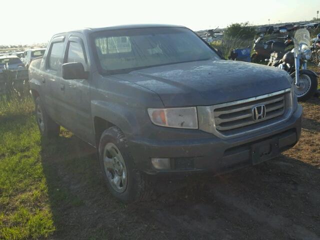 5FPYK1F20CB456279 - 2012 HONDA RIDGELINE GRAY photo 1