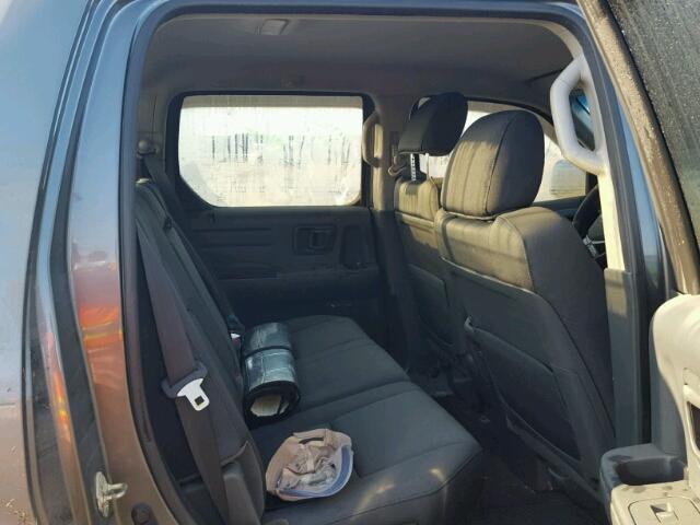 5FPYK1F20CB456279 - 2012 HONDA RIDGELINE GRAY photo 6