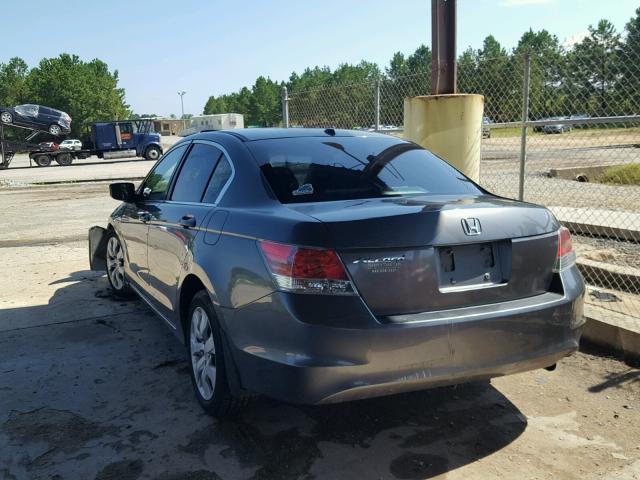 1HGCP26828A139720 - 2008 HONDA ACCORD EXL GRAY photo 3