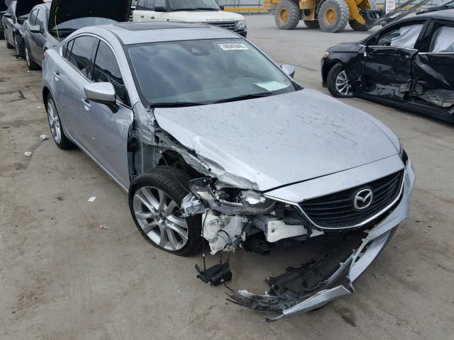 JM1GL1V56H1113845 - 2017 MAZDA 6 TOURING SILVER photo 1