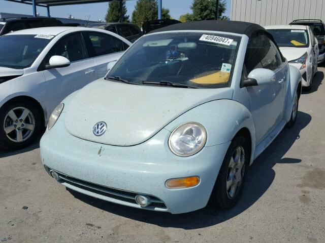 3VWCK21Y33M321925 - 2003 VOLKSWAGEN NEW BEETLE 蓝色 照片 2