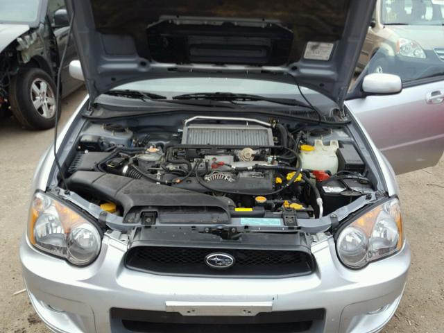 JF1GD29684G505969 - 2004 SUBARU IMPREZA SILVER photo 7