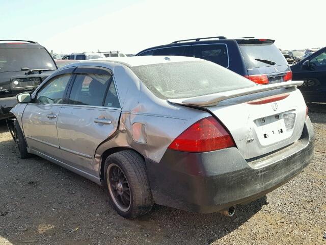 1HGCM66897A091177 - 2007 HONDA ACCORD SILVER photo 3