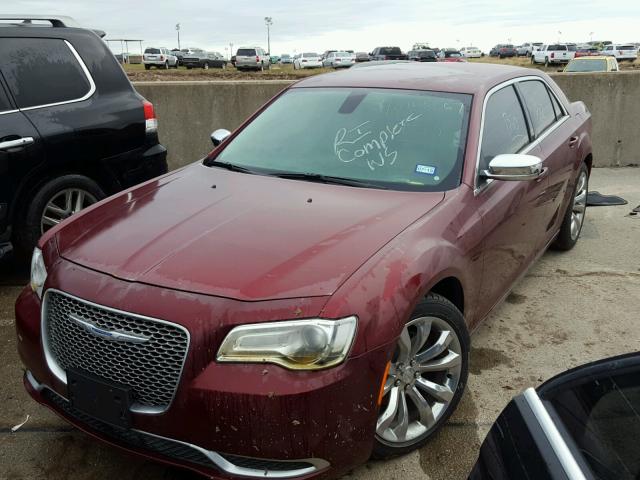 2C3CCAAG2HH663734 - 2017 CHRYSLER 300 MAROON photo 2