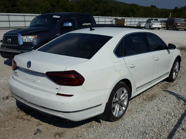 1VWCM7A35HC049284 - 2017 VOLKSWAGEN PASSAT SEL WHITE photo 4