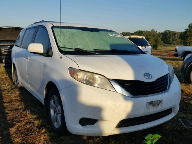 5TDKK3DC6BS024201 - 2011 TOYOTA SIENNA WHITE photo 1