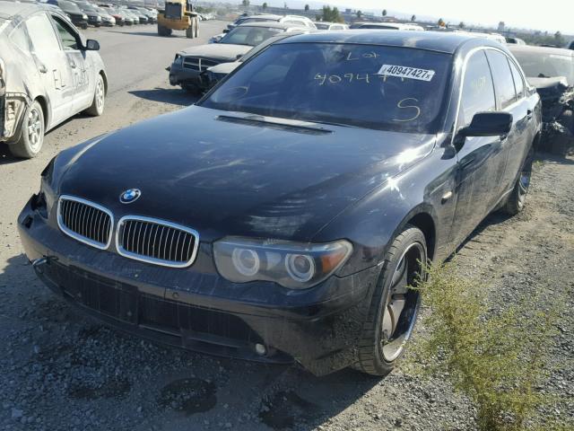 WBAGL63575DP74338 - 2005 BMW 745 I BLACK photo 2