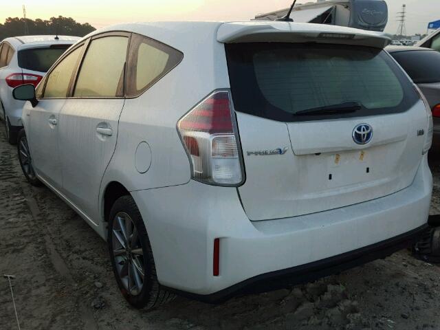 JTDZN3EU3HJ061578 - 2017 TOYOTA PRIUS V WHITE photo 3