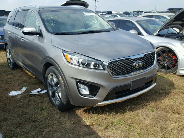 5XYPK4A5XHG304274 - 2017 KIA SORENTO GRAY photo 1