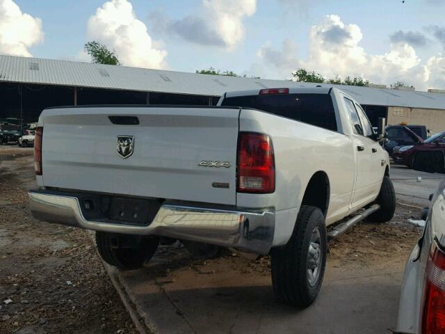 3C6UD5HL9CG333564 - 2012 DODGE RAM 2500 S WHITE photo 4