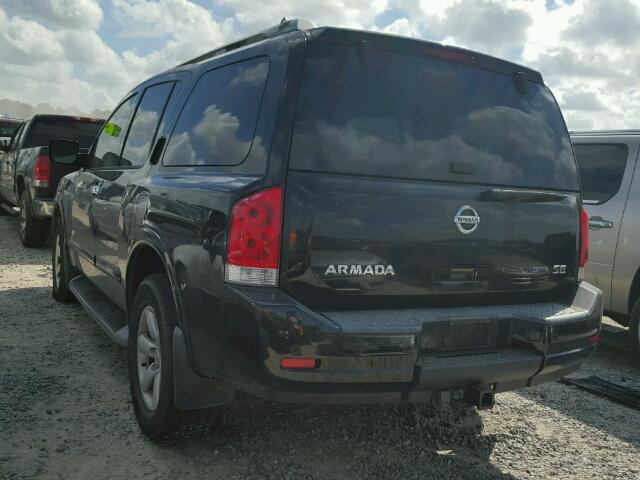 5N1BA08D99N600752 - 2009 NISSAN ARMADA SE BLACK photo 3