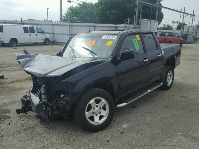 1GCDSCF91C8108779 - 2012 CHEVROLET COLORADO L BLACK photo 2