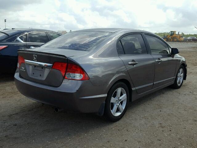 2HGFA166X9H528499 - 2009 HONDA CIVIC GRAY photo 4