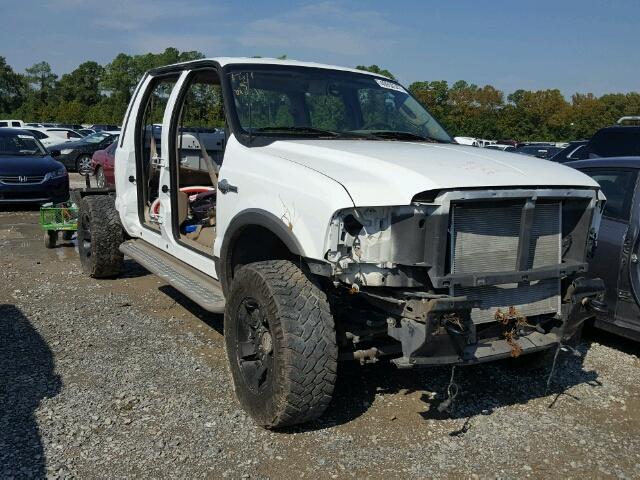 1FTSW21P37EB33461 - 2007 FORD F250 SUPER WHITE photo 1