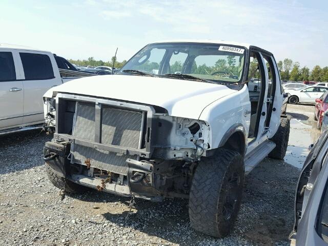 1FTSW21P37EB33461 - 2007 FORD F250 SUPER WHITE photo 2