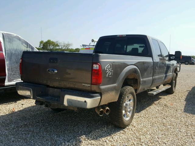 1FT8W3BT0FED53246 - 2015 FORD F350 SUPER BROWN photo 4