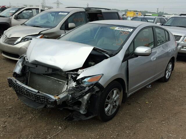 JHMZE2H78AS021589 - 2010 HONDA INSIGHT EX SILVER photo 2