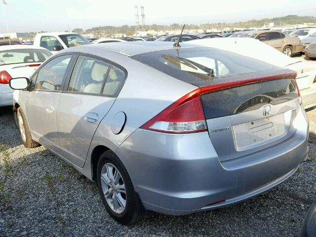 JHMZE2H78AS021589 - 2010 HONDA INSIGHT EX SILVER photo 3