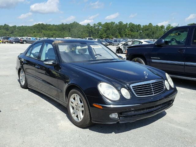 WDBUF70J43A244877 - 2003 MERCEDES-BENZ E 500 BLACK photo 1