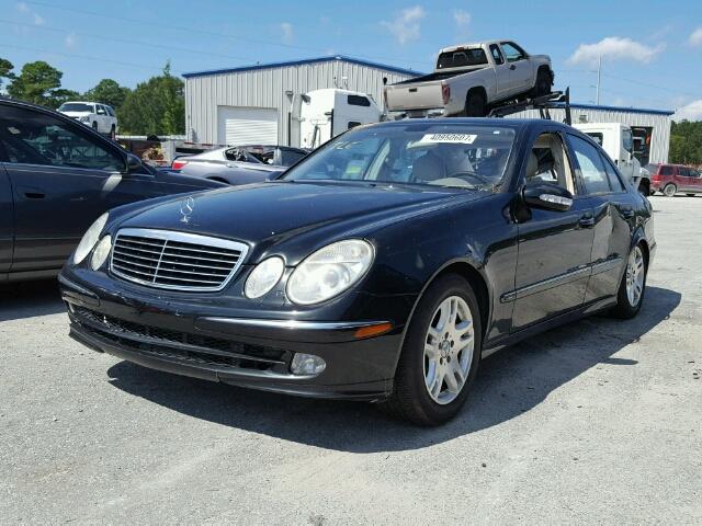 WDBUF70J43A244877 - 2003 MERCEDES-BENZ E 500 BLACK photo 2