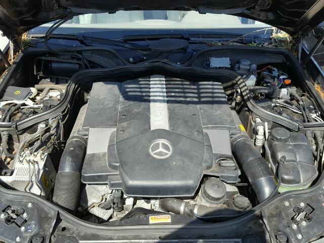 WDBUF70J43A244877 - 2003 MERCEDES-BENZ E 500 BLACK photo 7