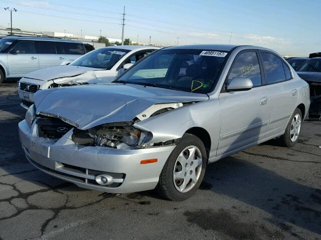 KMHDN46D56U378204 - 2006 HYUNDAI ELANTRA GL SILVER photo 2