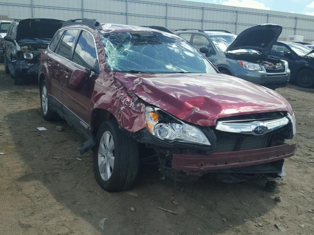 4S4BRCCCXC3253072 - 2012 SUBARU OUTBACK 2. BURGUNDY photo 1