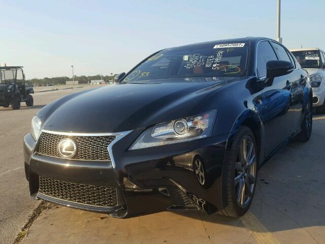 JTHBE1BLXFA014514 - 2015 LEXUS GS 350 BLACK photo 2