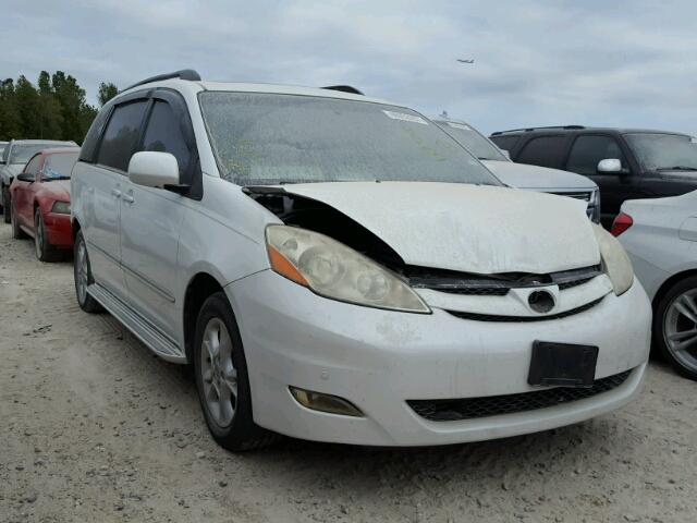 5TDZA22C36S570846 - 2006 TOYOTA SIENNA XLE WHITE photo 1