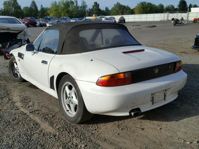 4USCH7325VLB77822 - 1997 BMW Z3 1.9 WHITE photo 3