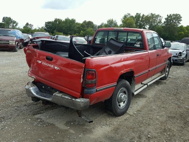 3B7KC23C4TM147621 - 1996 DODGE RAM 2500 RED photo 4