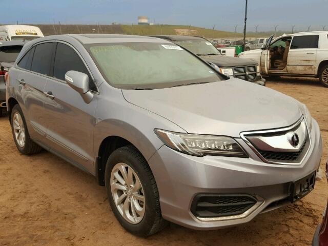 5J8TB3H57GL007918 - 2016 ACURA RDX SILVER photo 1