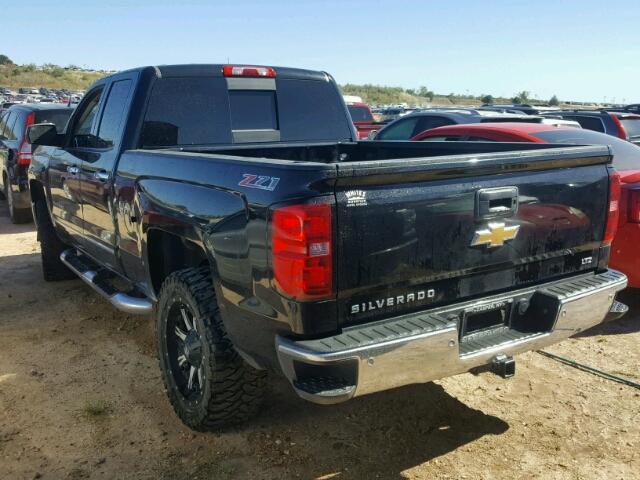 1GCVKSEC1EZ144061 - 2014 CHEVROLET SILVERADO BLACK photo 3