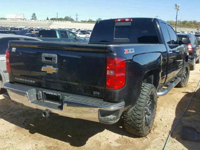 1GCVKSEC1EZ144061 - 2014 CHEVROLET SILVERADO BLACK photo 4