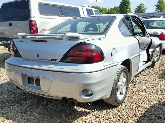 1G2NV12E71M536092 - 2001 PONTIAC GRAND AM SILVER photo 4