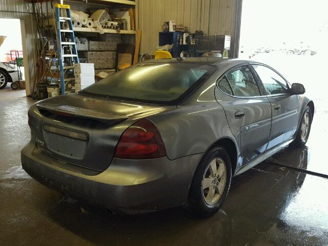 2G2WP522X51213197 - 2005 PONTIAC GRAND PRIX GRAY photo 4