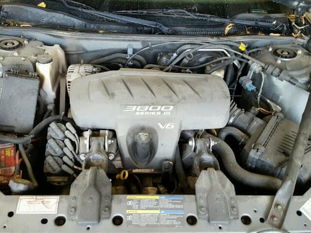 2G2WP522X51213197 - 2005 PONTIAC GRAND PRIX GRAY photo 7